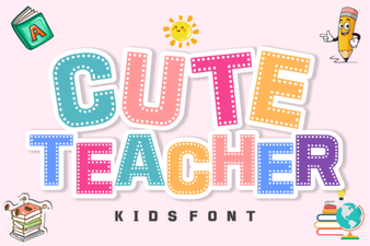 Cute Teacher Font Design Ideas for Creative Classrooms