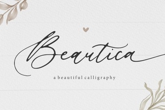 Beautiful Calligraphy Font for Creative Design Projects
