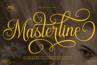 Masterline Calligraphy Font for Creative Projects