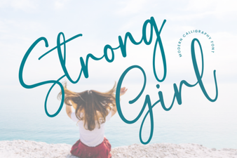 Strong Girl Font Design Trends 2024